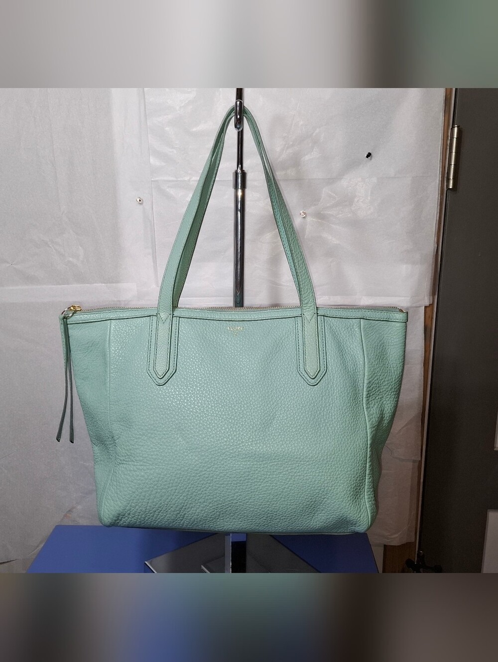 Fossil Peebled Leather Sydney Shopper Tote Bag - Picture 9 of 10